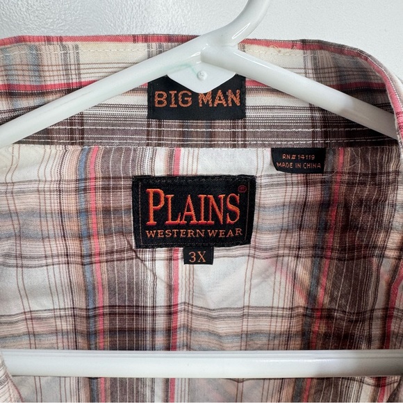 Plains Western Pearl Snap shirt - Picture 5 of 6